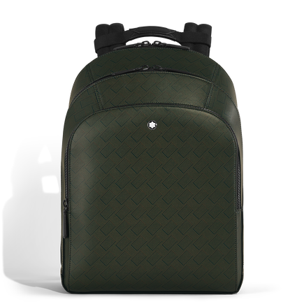 Mochila Mediana con 3 Compartimentos de Piel Extreme