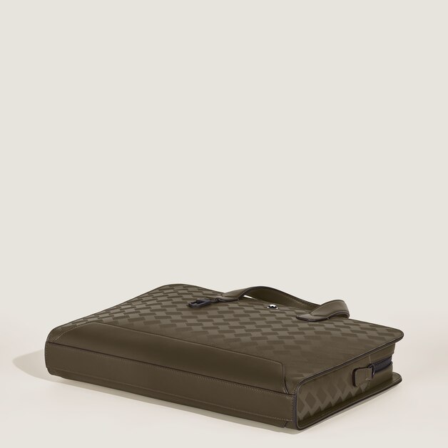 Thin Briefcase in Extreme Leather - 8