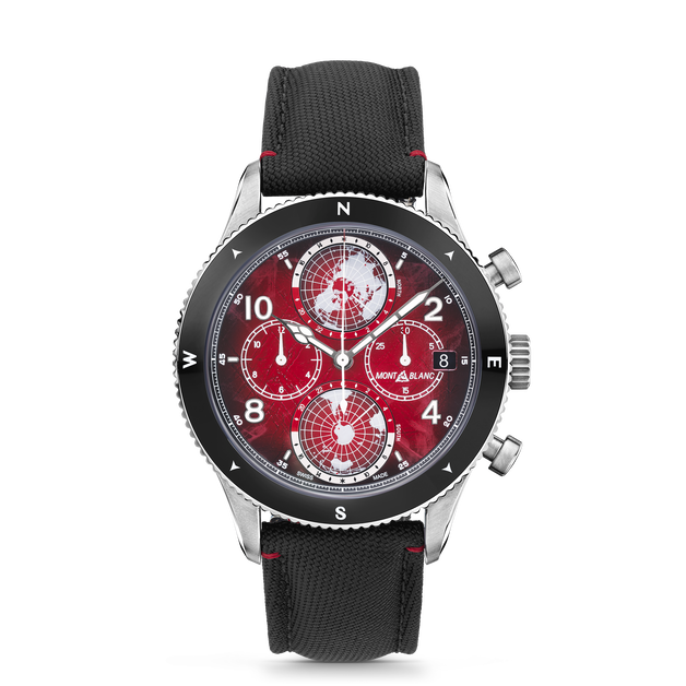 Montblanc 1858 Geosphere Chronograph 0 Oxygen Limited Edition - 290&nbsp;pi&egrave;ces - 1