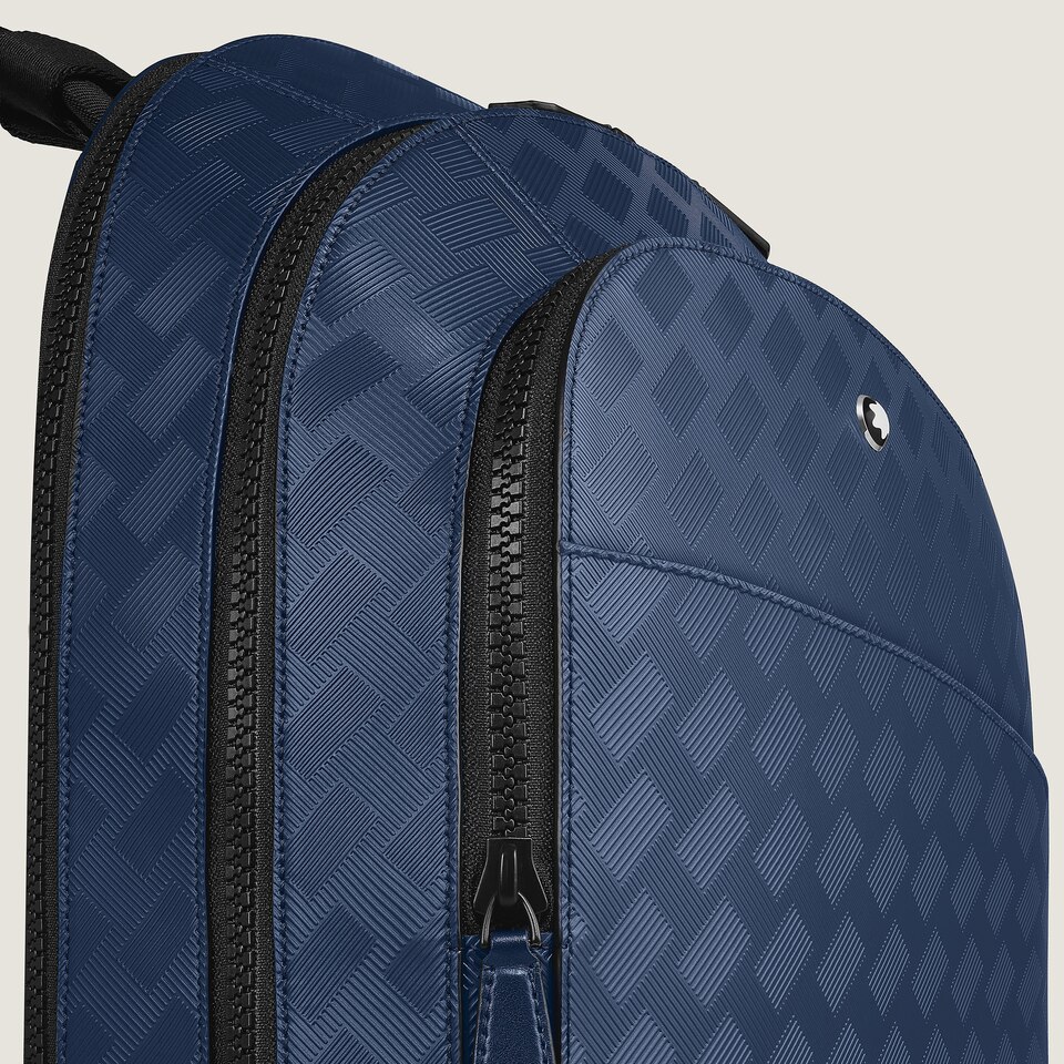 Large Backpack with 3 Compartments in Extreme Leather - 2