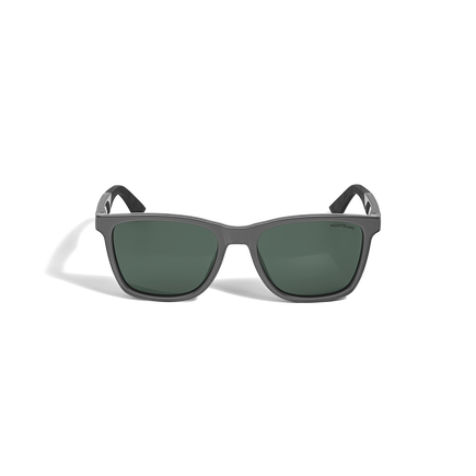 Squared Sunglasses with Grey Injected Frame