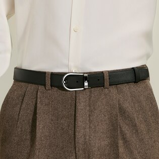 Horseshoe 30 mm Reversible Belt in Sartorial Leather