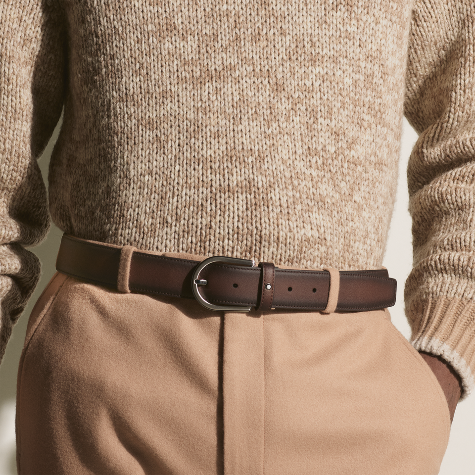Horseshoe 35&nbsp;mm Belt in Leather - 2
