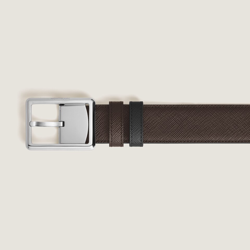 Rectangular 30&nbsp;mm Reversible Belt in Sartorial Leather - 3