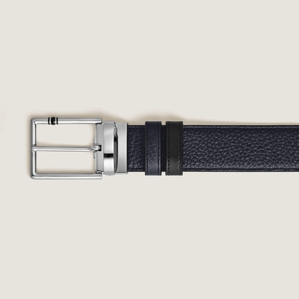 Ceinture R&eacute;versible 30 mm &agrave; boucle Rectangulaire Meisterst&uuml;ck en Cuir Grain&eacute;