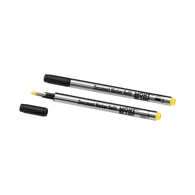 2x Document Marker Refills, Luminous Yellow - 2