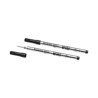 2 Rollerball Refills, Mystery Black - Medium
