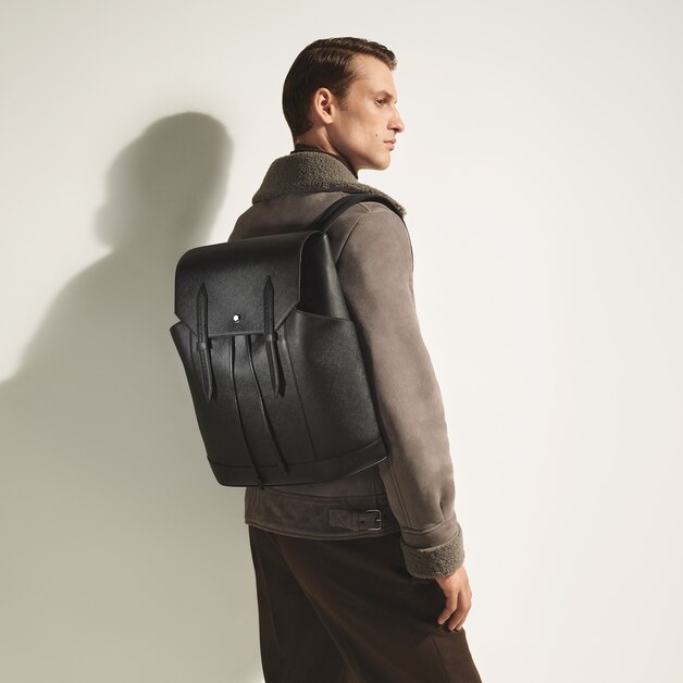 Medium Backpack in Sartorial Leather - 2