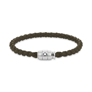 3 Rings Bracelet in Soft Leather