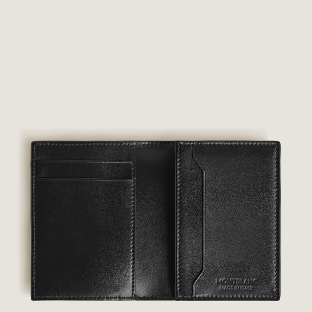 Card Holder 4cc in Croco-Embossed Leather - 5