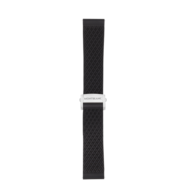 Bracelet sport en caoutchouc noir Summit 2 - 1