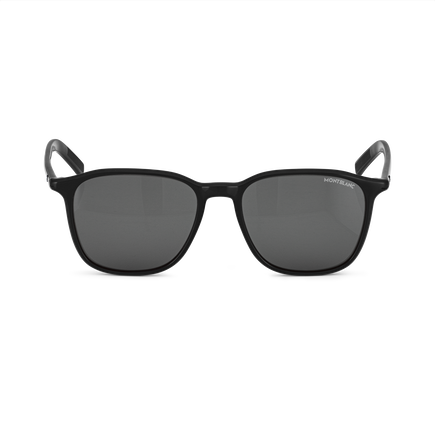 Squared Sunglasses with Black-Colored Acetate Frame