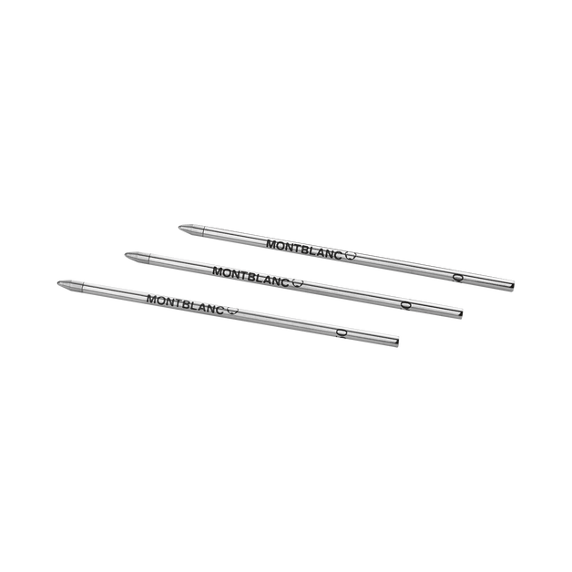 3 支裝小型原子筆筆芯，漆黑魅影 - 2