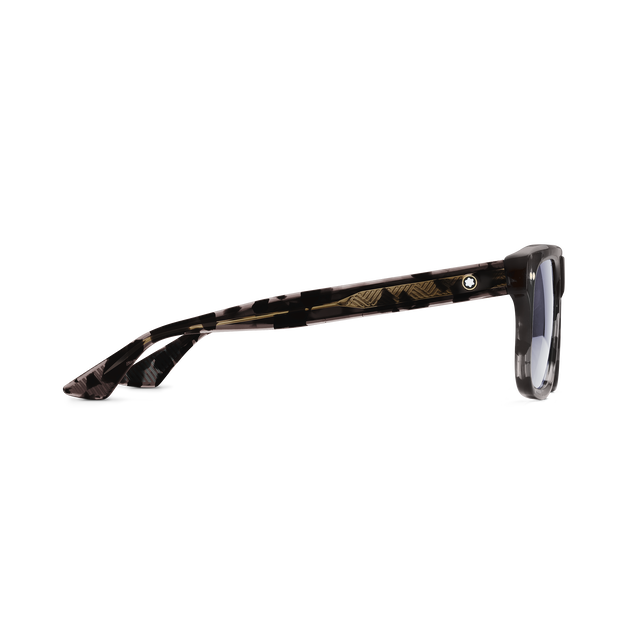 Rectangular Sunglasses with Black Coloured Acetate Frame - 2