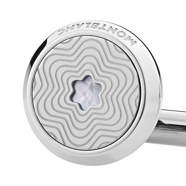 Cufflinks with Mother-of-Pearl Snowcap Emblem - 2