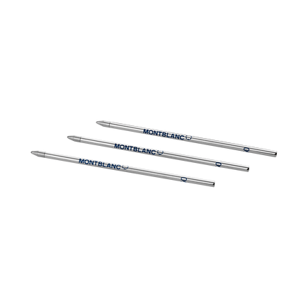 3x Recharges pour Stylo Bille Petit Mod&egrave;le, Royal Blue