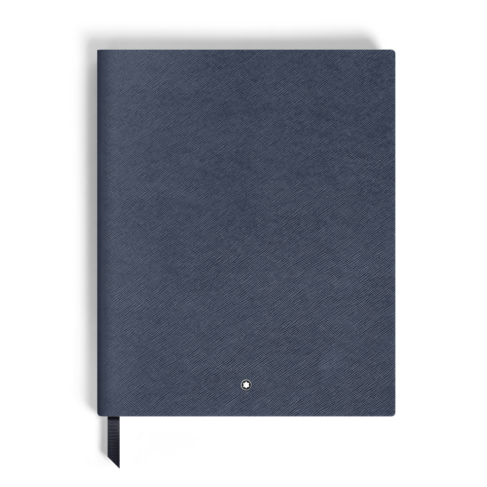 Large Notebook in Sartorial Leather, Lined Pages - 1