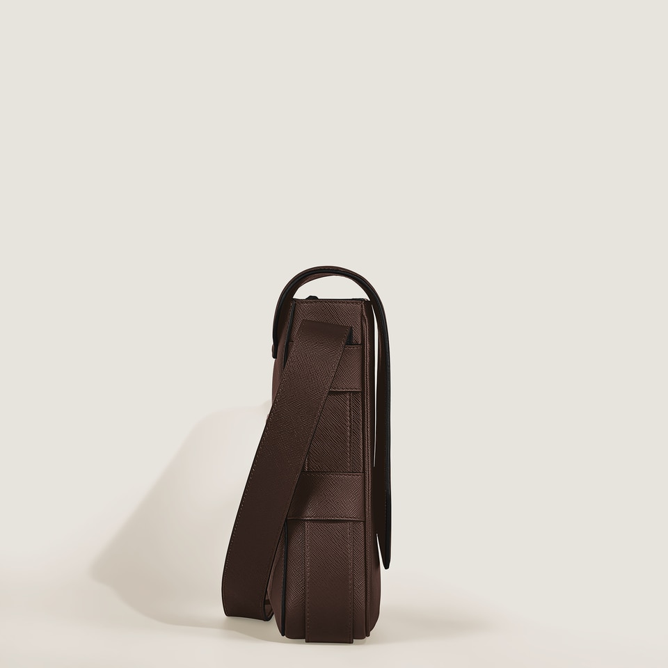 Belt Messenger Bag in Sartorial Leather - 5