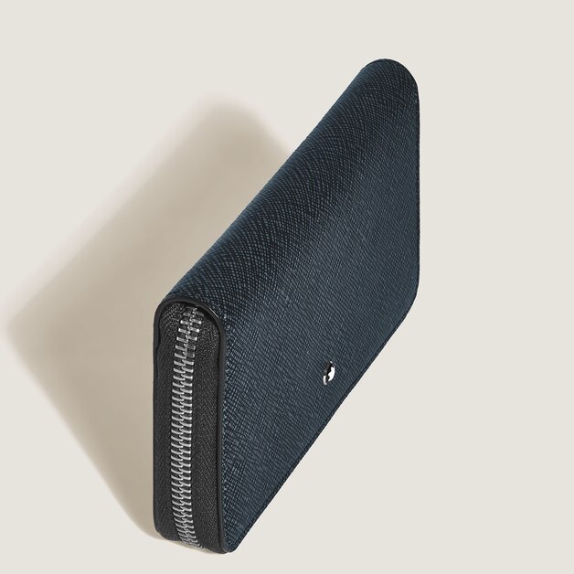 Medium Continental Wallet 12cc with Zip in Sartorial Leather - 3