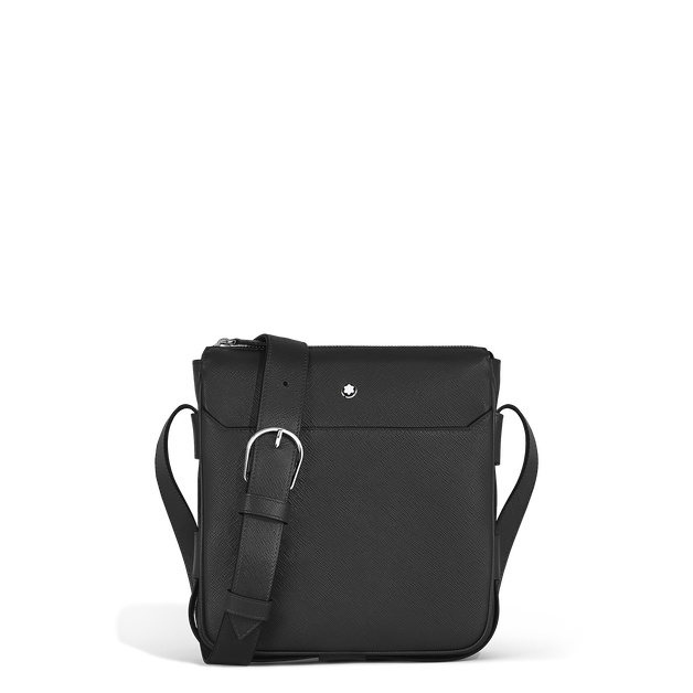 Vertical Belt Messenger Bag in Sartorial Leather - 1