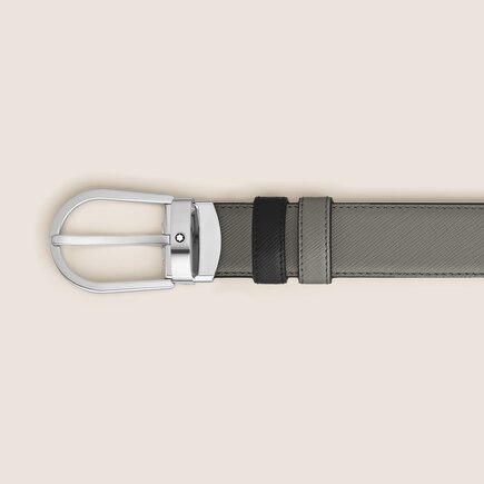 Horseshoe 30 mm Reversible Belt in Sartorial Leather