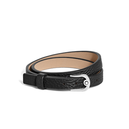 Bracelet R&eacute;glable Horseshoe en Cuir Grain&eacute;