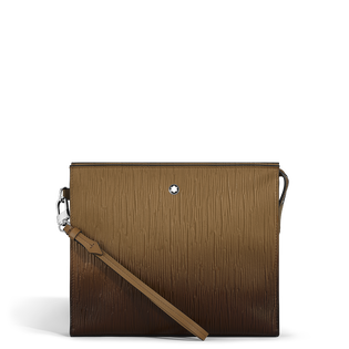 Clutch in Corteccia Sfumato Leather