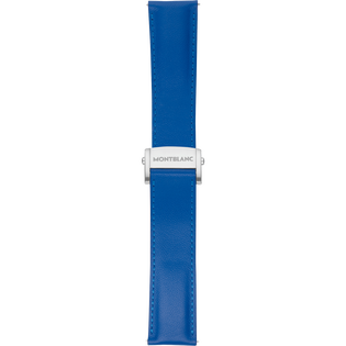 Summit 2 Sapphire Blue Leather Strap
