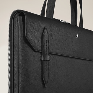 Thin Briefcase in Sartorial Leather