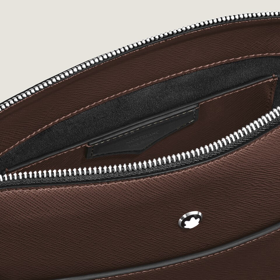 Vertical Belt Messenger Bag in Sartorial Leather - 4
