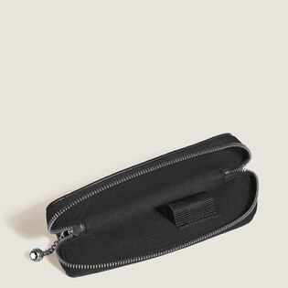 1-Pen Pouch in Croco-Embossed Leather