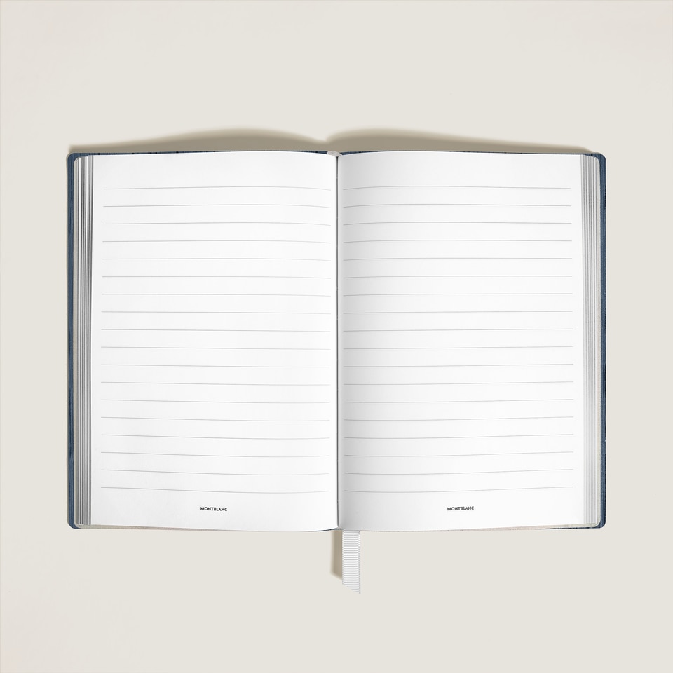 Mittelgro&szlig;es Notizbuch aus Corteccia-Leder, Linierte Seiten - 2