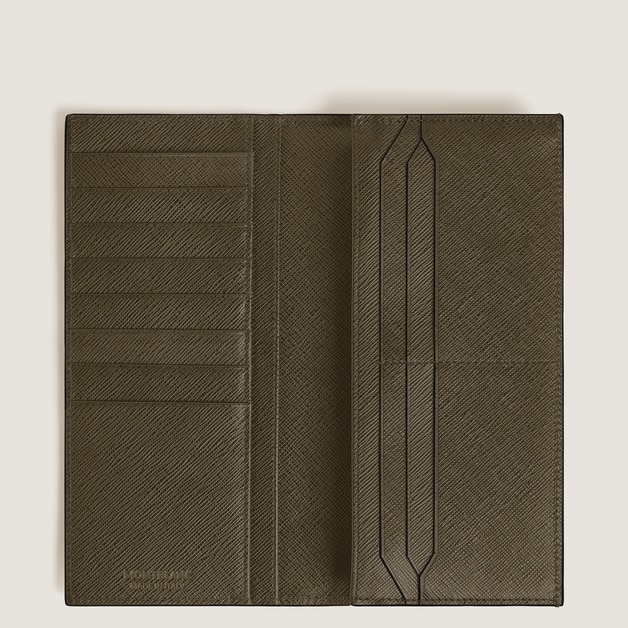 Long Wallet 14cc with Zip in Sartorial Leather - 2