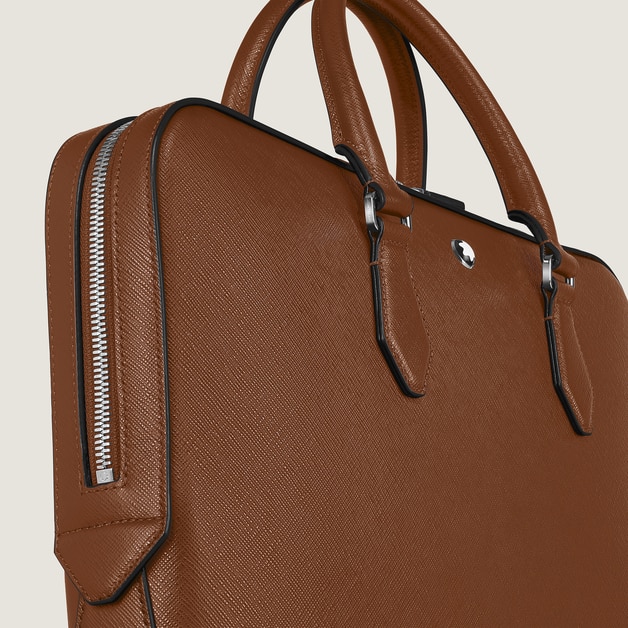 Thin Briefcase in Sartorial Leather - 3