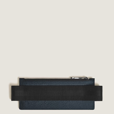 2-Pen Pouch with Elastic Band in Sartorial Leather