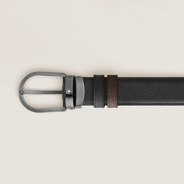 Horseshoe 30&nbsp;mm Reversible Belt in Sartorial Leather - 3