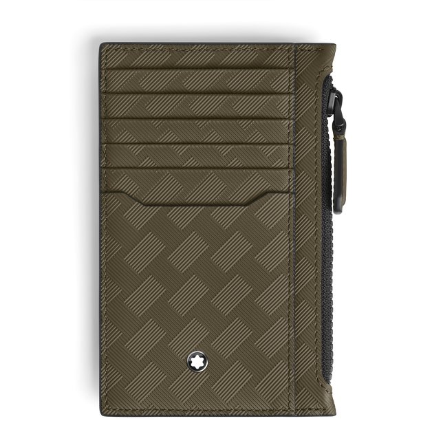 Card Holder 8cc with Zip in Extreme Leather - 1