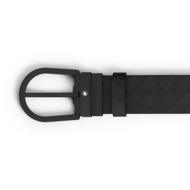 Horseshoe 35 mm Belt with Buckle in Extreme Leather - 3