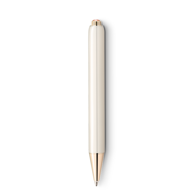 Bol&iacute;grafo Montblanc Heritage Rouge et Noir "Baby" Edici&oacute;n Especial Color Marfil - 1