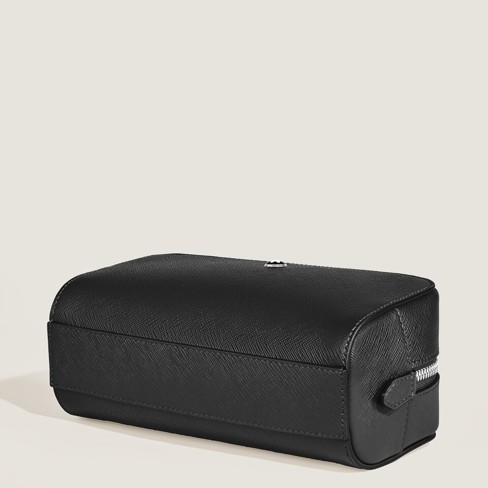 Small Wash Bag in Sartorial Leather - 8