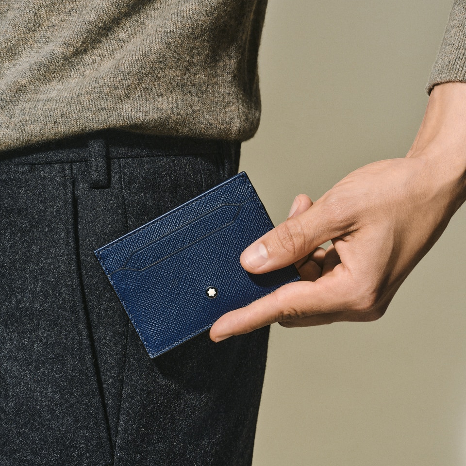 Kartenetui 5 cc aus Sartorial Leder - 2