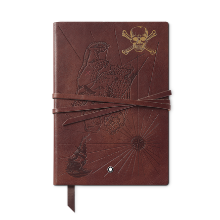 Notebook #146 small, Homage to Robert Louis Stevenson, Brown - Lined