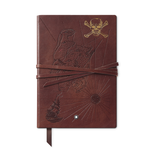 Notebook #146 small, Homage to Robert Louis Stevenson, Brown - Lined - 1