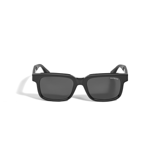 Rectangular Sunglasses with Black Acetate Frame