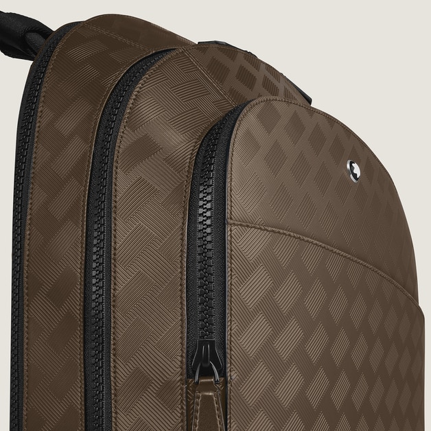 Large Backpack with 3 Compartments in Extreme Leather - 2