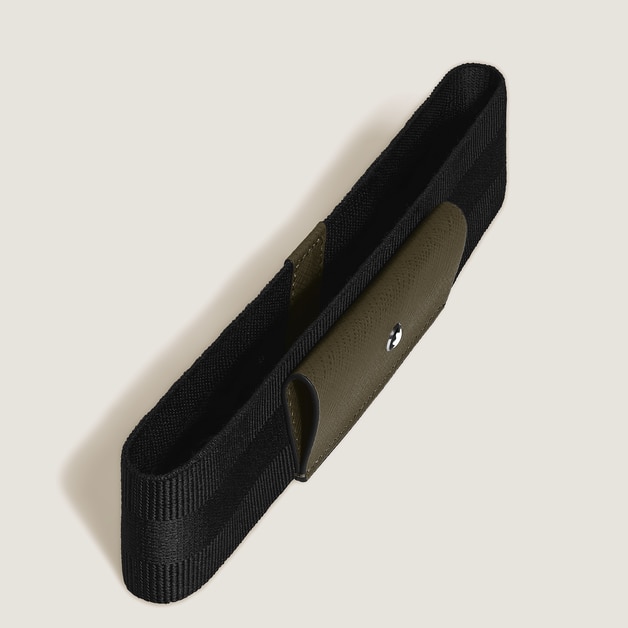 1-Pen Loop with Elastic Band in Sartorial Leather - 2