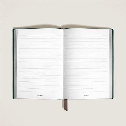 Medium Notebook in Soft Leather, Lined Pages
