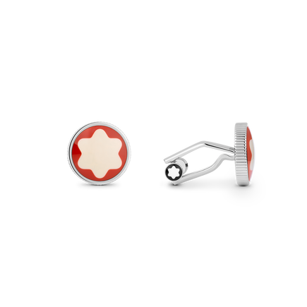 Boutons de Manchette Heritage Rouge et Noir