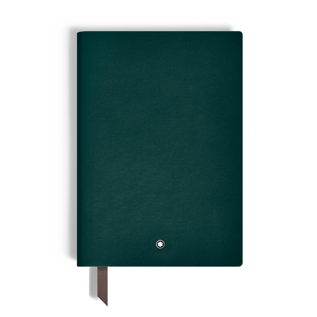 مفكّرة متوسطة الحجم، جلد ناعم، لون أخضر بريطاني - صفحات مخطّطة - 1