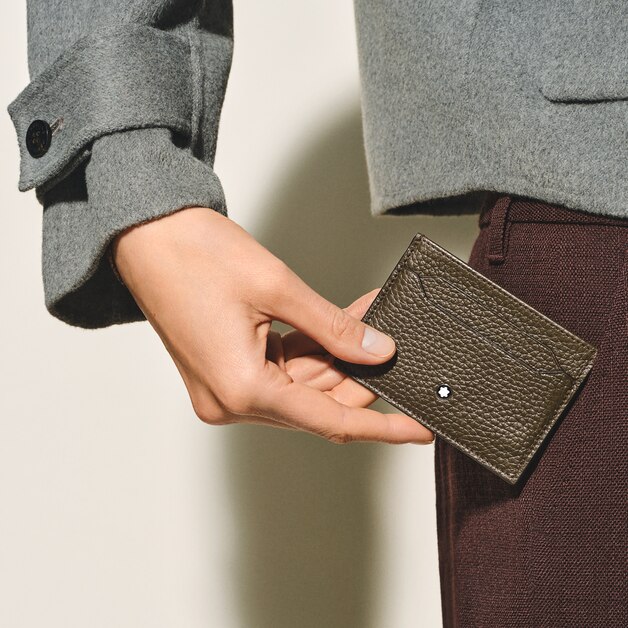 Card Holder 5cc in Grain Leather - 2